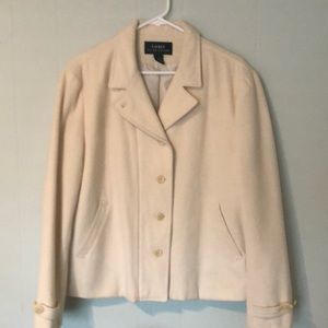 Wool and angora waist coat